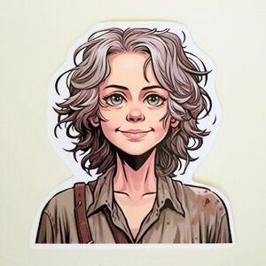 The Walking Dead Carol Sticker